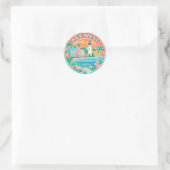 Key West, Florida Ronde Sticker (Tas)