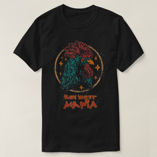 Key West, Florida  Rooster  T-shirt (Design voorkant)