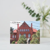 Key West Florida, Sailor die Nurse WWII kust Briefkaart (Staand voorkant)