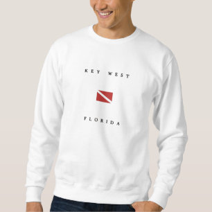 Key West Florida Scuba Dive Flag Trui