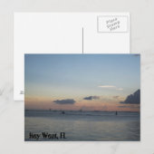 Key West Florida Segelschiffe auf dem Meer Briefkaart (Voorkant / Achterkant)