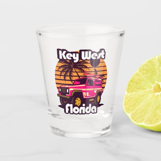 Key West Florida Shot Glas (Voorkant)