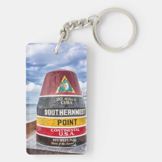 Key West Florida Sleutelhanger (achterkant)