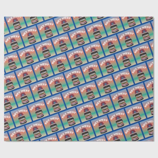 Key West Florida Southernmost Point Cadeaupapier (Vlak)