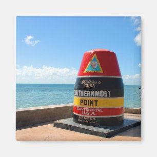 Key West, Florida Southernmost Point landmark Magneet