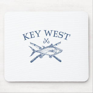 Key West Florida Souvenirs Vissen Vintage Muismat