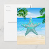 Key West Florida Starfish Briefkaart (Voorkant / Achterkant)