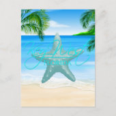 Key West Florida Starfish Briefkaart (Voorkant)