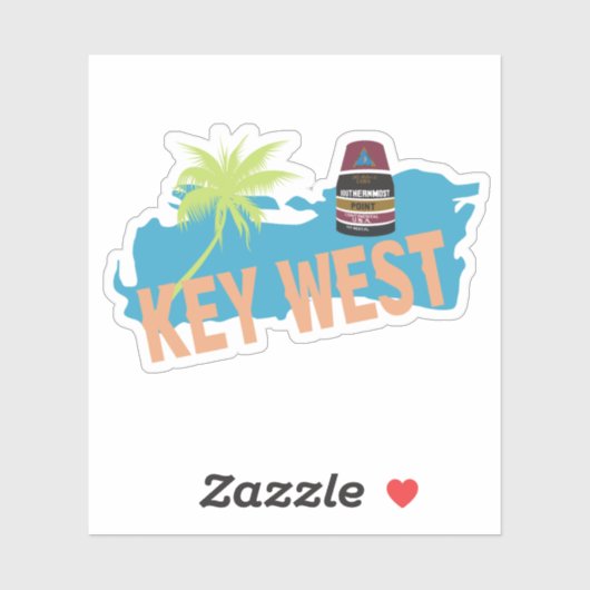 Key West Florida Sticker (Vel)