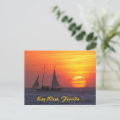 Key West, Florida Sunset Briefkaart (Staand voorkant)