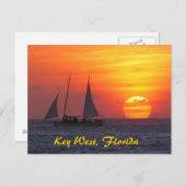 Key West, Florida Sunset Briefkaart (Voorkant / Achterkant)