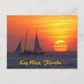 Key West, Florida Sunset Briefkaart (Voorkant)