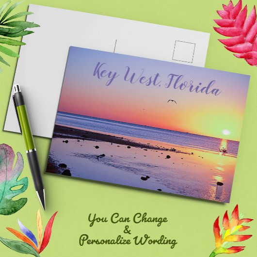 Key West Florida Sunset Briefkaart
