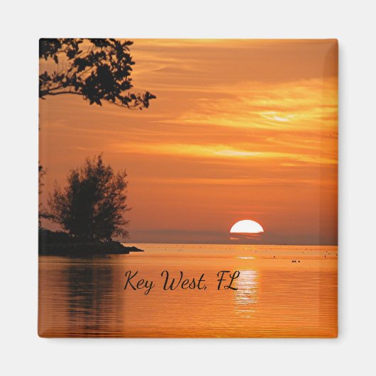 Key West, Florida sunset Magnet (Voorkant)