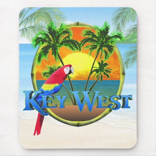 Key West Florida Sunset Muismat (Voorkant)