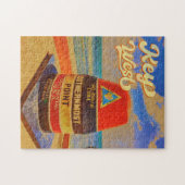 key west Florida Sunset Vacation Souvenirs  Legpuzzel (Horizontaal)