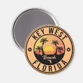 key west Florida Sunset Vacation Souvenirs Magneet (Voorkant / Achterkant)