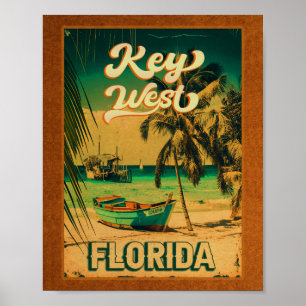 Key West Florida Sunset Vacation Souvenirs  Poster