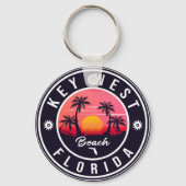 key west Florida Sunset Vacation Souvenirs Sleutelhanger (Voorkant)