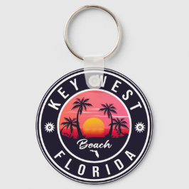 key west Florida Sunset Vacation Souvenirs Sleutelhanger