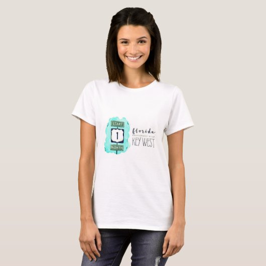 Key West Florida T-shirt (Voorkant volledig)