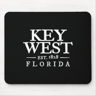Key West Florida T-shirt met letter voor jongens e Muismat