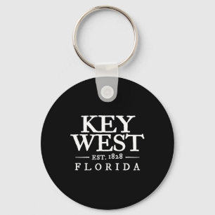 Key West Florida Throwback Letter Jongens Meisjes Sleutelhanger