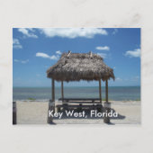 Key West Florida Tiki Zee Uitzicht Briefkaart (Voorkant)