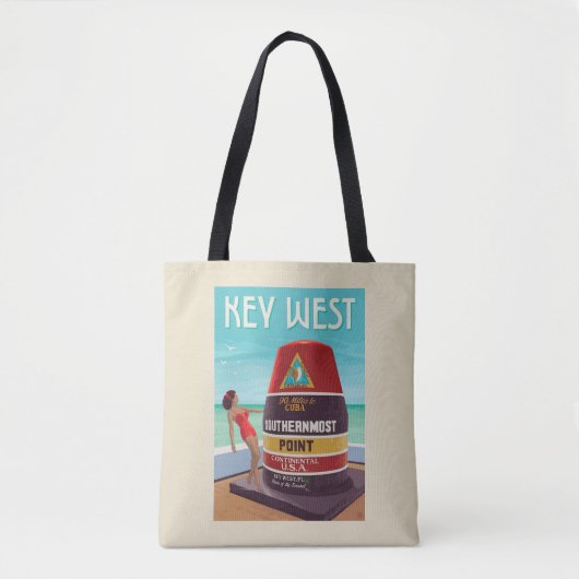 Key West | Florida Tote Bag (Voorkant)