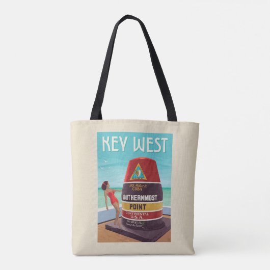 Key West | Florida Tote Bag (Achterkant)
