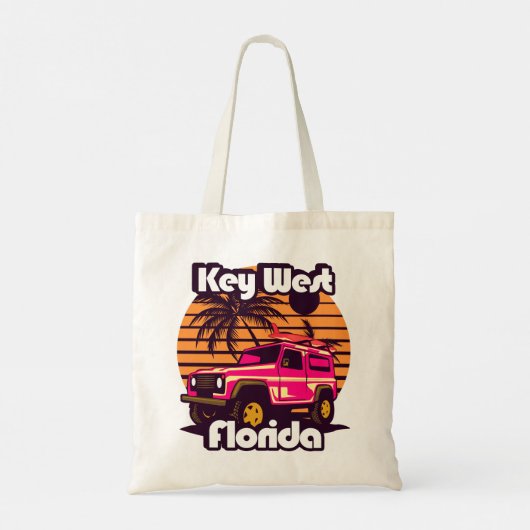 Key West Florida Tote Bag (Achterkant)