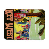 Key West Florida Travel  Artwork Magneet (Horizontaal)