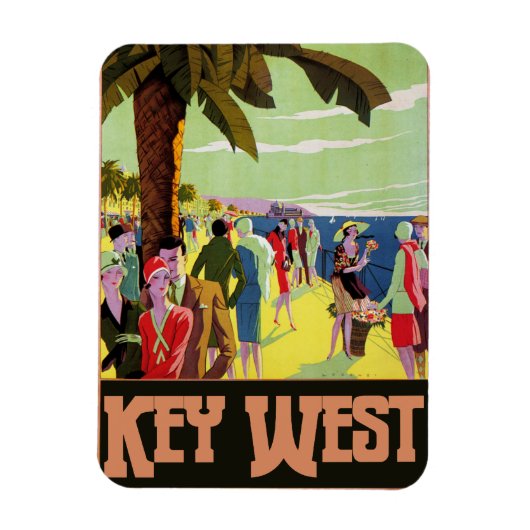 Key West Florida Travel  Artwork Magneet (Verticaal)