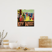 Key West Florida Travel  Artwork Poster (Keuken)
