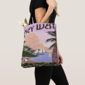 Key West Florida Travel Canvas tas Beach Vacking (Dichtbij)