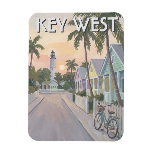 Key West Florida Travel Magneet (Verticaal)