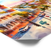 Key West Florida USA Travel Places waterverf Poster (Hoek)