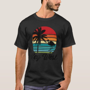 Key West Florida Vacation Beach Flamingo Family Gr T-shirt