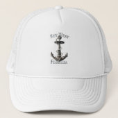 Key West Florida Vacation Nautical Anchor Sailing Trucker Pet (Voorkant)
