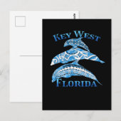 Key West Florida Vacation Tribal Dolphins Briefkaart (Voorkant / Achterkant)