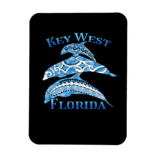 Key West Florida Vacation Tribal Dolphins Magneet