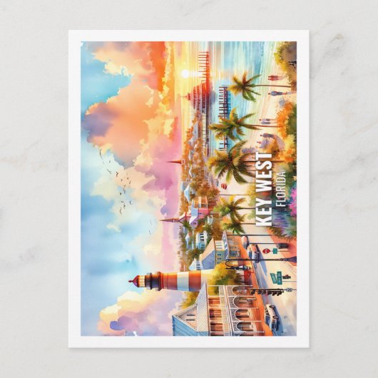 Key West Florida Verenigde Staten Famous Place wat Briefkaart (Voorkant)