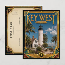 Key West Florida Vintage Art Deco Gouden Tijdperk