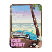 Key West Florida vintage reisposter Magneet (Verticaal)