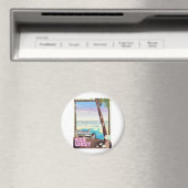 Key West Florida vintage reisposter Magneet (Insitu (Vaatwasser))