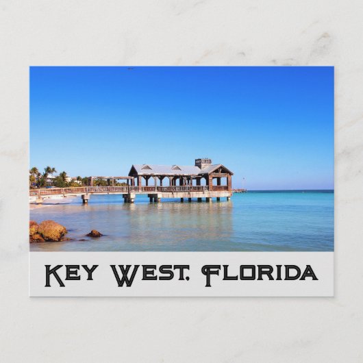 Key West, Florida, VS Briefkaart (Voorkant)