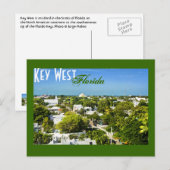 Key West, Florida, VS Briefkaart (Voorkant / Achterkant)