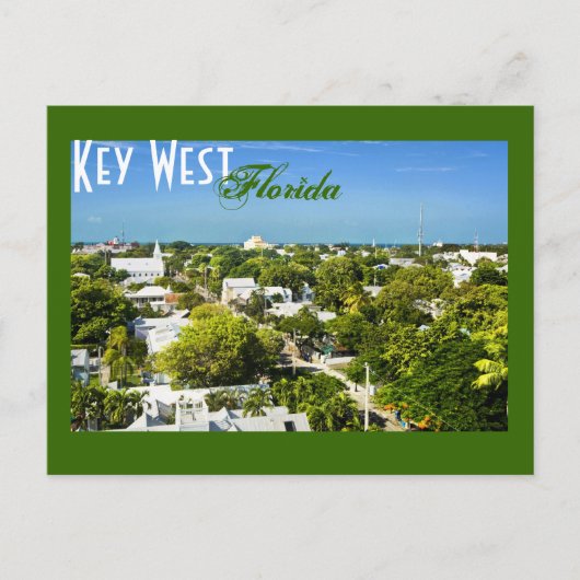 Key West, Florida, VS Briefkaart (Voorkant)