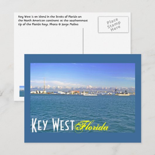 Key West, Florida, VS Briefkaart (Voorkant / Achterkant)