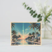 Key West Florida Waterfront Sunset  Briefkaart (Staand voorkant)